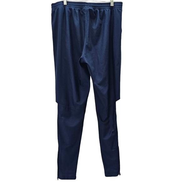 Under Armour Pants Mens Size Extra Large Lightweight Fitted Knit Blue White - Picture 3 of 15